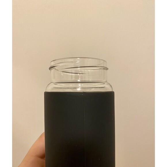 Peloton Glass Water Bottle w/ Silicone Non-Slip Grip 16 oz Brand New Rambler Lid - Picture 5 of 7